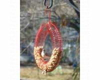 RED WHOLE PEANUT FEEDER