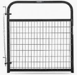 6' BLK WM RC WIRE MESH GATE