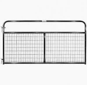 8' BLK WM RC WIRE MESH GATE