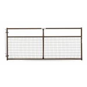 12' BROWN WM SC WIRE MESH GATE