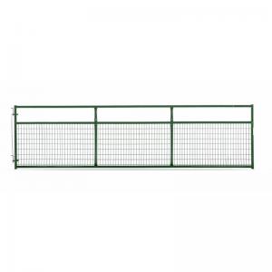 10' GREEN WM SC WIRE MESH GATE