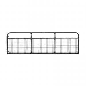 6' BLACK WM SC WIRE MESH GATE